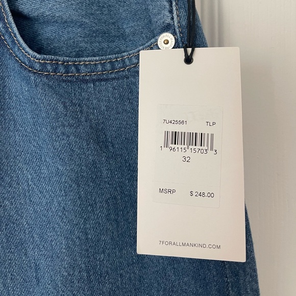 7 for all mankind barrel leg with ties - Picture 12 of 12